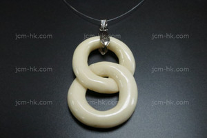 25X40mm Buffalo Bone Designer Bead Pendant [z1205]