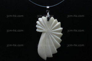32X55mm Buffalo Bone Carved Designer Bead Pendant [z1260]