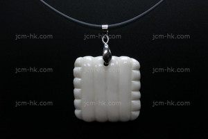 30x30mm Buffalo Bone Carved Designer Bead Pendant [z5011]