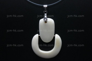 32X45mm Buffalo Bone Dangling Designer Bead Pendant [z1286]
