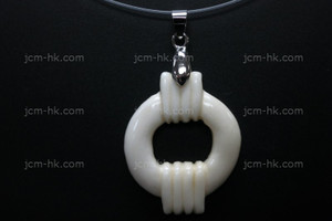 30X38mm Buffalo Bone Dangling Designer Bead Pendant [z1424]