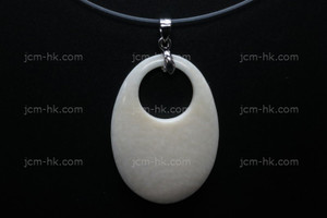 25x35mm Buffalo Bone Designer Bead Pendant [z8553]