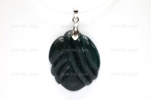 28X35mm Wood Carved Designer Bead Pendant [z1568]