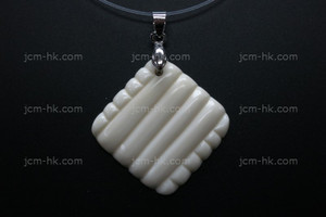 38X38mm Buffalo Bone Dangling Designer Bead Pendant [z1587]
