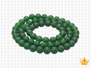 6mm Matte Malachite Jade Round Beads 15.5" dyed [6b77m]