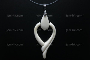 35X75mm Buffalo Bone Dangling Designer Bead Pendant [z1851]
