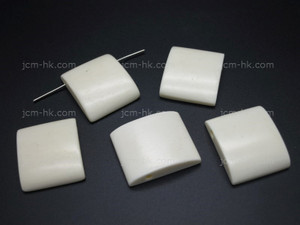 20X25mm Buffalo Bone 1-Line Spacer Fully Drill 1pc [z1906]