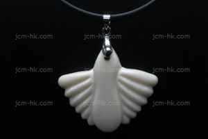 40x35mm Buffalo Bone Carved Designer Bead Pendant [z5001]
