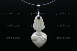 20x42mm Buffalo Bone Dangling Designer Bead Pendant [z5016]