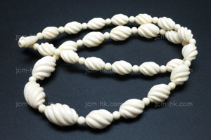 12x8mm-12x18mm Buffalo Bone Necklace 18" [z7644]