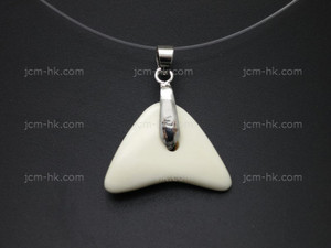 30x22mm Buffalo Bone Designer Bead Pendant [z8498]