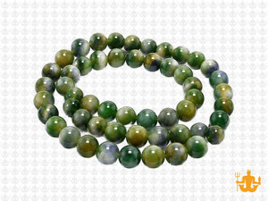 6mm Mix Ice Quartz Round Beads 15.5" dyed [6r19x]