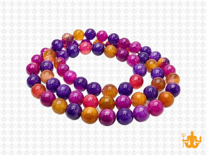 6mm Mix Jade Round Beads 15.5" dyed [6x41]