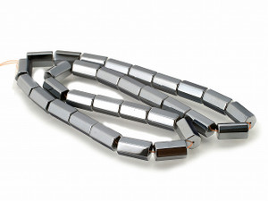 6x8mm Hematite Faceted Beads 15.5" natural [h9]