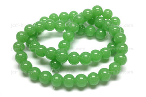 8mm Chrysprase Round Beads 15.5" synthetic [8a71]