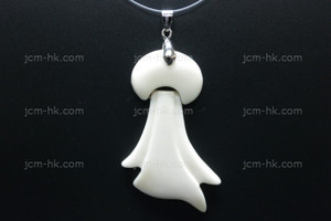 35X60mm Buffalo Bone Dangling Designer Bead Pendant [z1399]