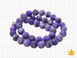 8mm Matte Dark Sodalite Round Beads 15.5" natural [8r25m]