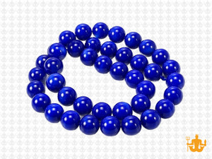 8mm Lapis Jade Round Beads 15.5" dyed [8b74]
