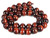 8mm Red Tiger Eye Round Beads 15.5" heated [8g3r]