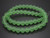 8mm Matte Green Quartz Round Beads 15.5" synthetic [8a37m]