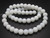 8mm Matte White Obsidian Round Beads 15.5" [8b98m]