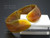 25mm Free Size Amber Horn Bangle. [z7905]