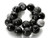 10mm Black Banded Agate Round Beads 15.5" natural [10f26]