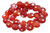 12mm Red Dot Agate Beads 15.5" dyed [12g5r]