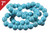 8mm Blue Turquoise Round Loose Beads About 7" stabilized [i8d21]