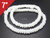 6mm White Quartz Rondelle Loose Beads 7" [iu93a76]