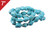 10-12mm Turquoise Nugget Loose Beads 7" [it9b12]