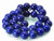 14mm Lapis Lazuli Round Beads 15.5" dyed [14m3]