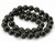 4mm Black Agate Round Beads 15.5" natural [4f16]