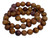 8mm Natural Buffalo Bone Beads 7" A Grade Dyed [8z11]