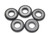 20mm Black Onyx Donut Beads 2pcs. [y906a]