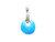 15mm Turquoise Howlite Ago-go Pendant 1pc. [y915ap]