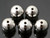 925 Sterling Silver 10mm Round Beads 2pcs. [y701d]
