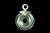 925 Sterling Silver 25mm Crystal Donut Pendant [y803g]