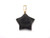 20mm Black Onyx Star Pendant [y106d]