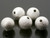 12mm Brass Silver Dust Round Bead 25 pcs. [y684a]