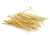 25mm 1" Metal Gold Plated Headpin (Thick 0.7mm 0.29", Head 2mm 0.08") 30pcs. [y652a]