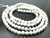 4mm White Howlite Round Beads 15.5" natural [4b9]