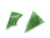 22x26mm Green Aventurine Triangle Surgial Post Earring [y112m]