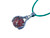 25mm Lucky Hand Pendant With 12mm Leopard Skin Ball [y848-b16]