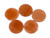 20mm Red Aventurine Round Cabochon 5pcs. 2.5mm thick [y725e]