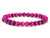 8mm Pink Tiger Eye Elastic Bracelet 7.5" dyed [b3g3f]