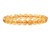 8mm Citrine Crystal Elastic Bracelet 7.5" natural [b3r7]