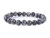 10mm Black Labradorite Elastic Bracelet 7.5" natural [b4d40]