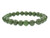 10mm Matte BC Color Jade Elastic Bracelet 7.5" dyed [b4c48m]