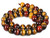 6mm Golden & Red Tiger Eye Round Beads 15.5" heated [6g3s]